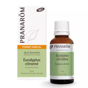 Huile essentielle Eucalyptus citronné BIO 30 ml PRANAROM