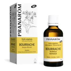 Huile végétale Bourrache BIO Flacon de 50 ml | PRANAROM