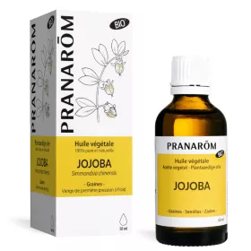 Huile végétale de Jojoba BIO Flacon 50 ml | PRANAROM