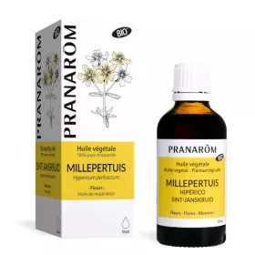 Huile végétale Millepertuis BIO Flacon de 50 ml | PRANAROM