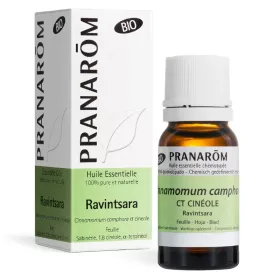 Huile essentielle Ravintsara BIO Flacon de 10 ml PRANAROM