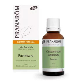 Huile essentielle Ravintsara BIO Flacon de 30 ml | PRANAROM