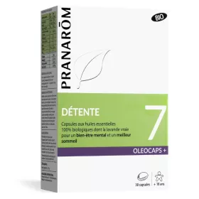 Herboristerie Oleocaps + 7 BIO Détente 30 capsules PRANAROM de