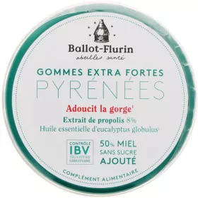 Gommes gorge Extra Fortes des Pyrénées BIO |  BALLOT FLURIN
