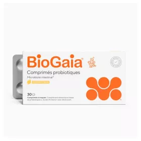 BioGaia probiotic chewable tablets - Lemon flavor
