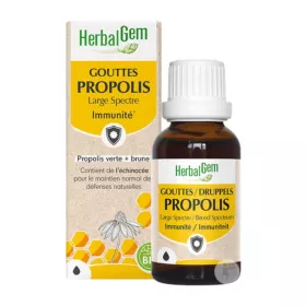 Herboristerie Propolis Large spectre Flacon 15 ml HERBALGEM de