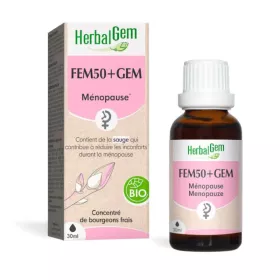 Fem 50+ Gem Flacon 30 ml Complexe Femme 50+ GC22 HERBALGEM