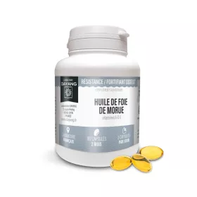 Huile de foie de morue - fortifiant général - 180 capsules - DAYANG
