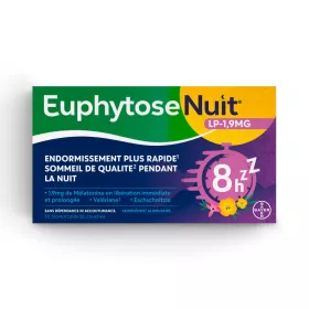 Euphytose nuit LP 1,9 mg mélatonine - 15 comprimés