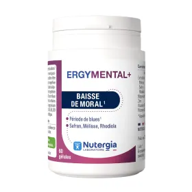 Nutergia Ergymental+: Mood & Energy Support - 60 Veg Caps