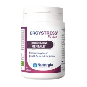 Nutergia Ergystress Relax: Mental Stress Support - 60 Veggie Capsules