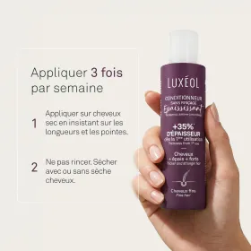 Luxéol Conditionneur Épaississant : +35% Volume Cheveux Fins