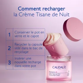 Caudalie Resveratrol Night Tea Lift Cream - Anti-Aging & Firming