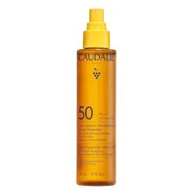 Huile Solaire Caudalie SPF50+ : Protection Ultra Haute Visage & Corps