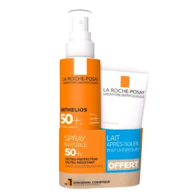 Anthelios Spray invisible 50+ et lait après-soleil offerte LA ROCHE POSAY